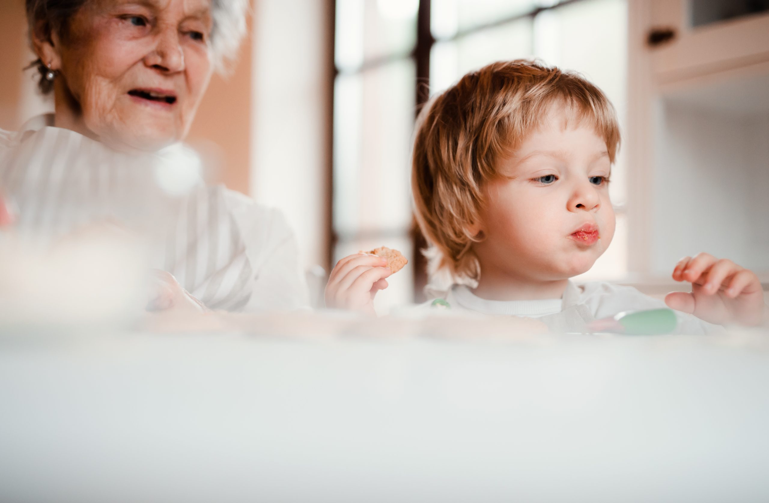Grandparent spending time with grandchild in Maryland